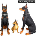 Personalidade personalizada Corrente de cães escultura de caveiras frias Padrão Black Aço inoxidável Corrente de ligação de aço 22mm Cadeia de cachorro de hip hop